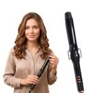 Modelador de Cachos Profissional 32mmTela LCD Antifrizz Bivolt 4 Níveis de Temperatura Cabo Giratório 360