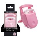 Modelador de cílios JAPONESQUE Travel Pink Plastic com reposição Modelador de cílios JAPONESQUE Travel Pink Plastic com reposição