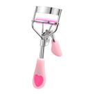 Modelador de cílios Pinkiou em aço inoxidável com pincel de rímel Modelador de cílios Pinkiou em aço inoxidável com pincel de rímel