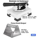 Modelador De Hamburguer Hamburgueiro Prensa Smash Burguer G3