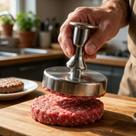 Modelador de Hambúrguer Manual 12cm - Prensa para Carne Moída