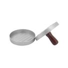 Modelador hamburguer metal yazi