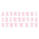 Modelador Letras Maiusculas Pontilhadas para decorar confeitar Biscoito Bolo e Pasta Americana 26Un Modelador Letras Maiusculas Pontilhadas para decorar confeitar Biscoito Bolo e Pasta Americana 26Un
