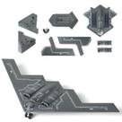Modelo de aeronave SEBUNAS B-2 Spirit em escala 1/200 com 20 peças