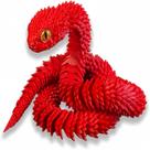Modelo de animal de cobra articulado Snake Viper impresso em 3D Modelo de animal de cobra articulado Snake Viper impresso em 3D