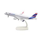 Modelo De Avião A320 Latam Airlines Chile Em Metal Fundido De 20CM Com Trem De Pouso Para Coleção