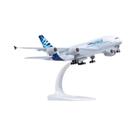 Modelo De Avião De Brinquedo Airbus A380 Em Liga Fundida De 20CM - Protótipo De Aeronave A380 Modelo De Avião De Brinquedo Airbus A380 Em Liga Fundida De 20CM - Protótipo De Aeronave A380