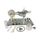 Modelo de brinquedo de motor a vapor Stirling Engine com LED colorido