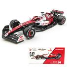 Modelo de carro Bburago 1:43 2022 Alfa Romeo F1 C42 24 77 Modelo de carro Bburago 1:43 2022 Alfa Romeo F1 C42 24 77