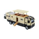 Modelo De Carro De Brinquedo RV NOMADISM Em Escala 1/24, Em Liga Fundida, Com Fricção, Luz E Som,