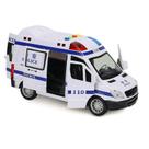 Modelo de carro de polícia com luz e simulação musical de po Modelo de carro de polícia com luz e simulação musical de po
