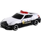 Modelo de carro fundido sob pressão Toyota Crown Police escala 1:110 vermelho-branco