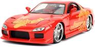 Modelo de carro Jada Toys Orange Julius' Mazda RX-7 1/24