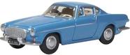 Modelo de carro moldado sob pressão Oxford Volvo P1800 azul-petróleo em escala 1/76