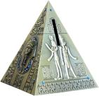 Modelo de estátua de pirâmide egípcia, caixa de dinheiro, decoração de casa de 5,1 polegadas - latão antigo (pirâmide egípcia)