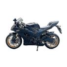 Modelo de fundição sob pressão Kawasaki ZX 10R em escala 1:12 colecionável