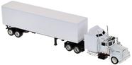 Modelo de fundição sob pressão NewRay Kenworth W900 branco liso não marcado 1/43