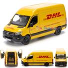 Modelo de metal fundido sob pressão Toy Cargo Van KinsFun DHL Mercedes-Benz Sprinter escala 1:46 Modelo de metal fundido sob pressão Toy Cargo Van KinsFun DHL Mercedes-Benz Sprinter escala 1:46