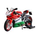 Modelo De Moto De Corrida Para Meninos Em Escala 1/12, Corpo De Liga Metálica, Direção Controlável,