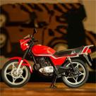 Modelo de Motocicleta Escala 1:12 Suzuki GS125 Aleación Diecast Metal