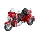 Modelo De Motocicleta Harley D-vTRI GLIDE ULTRA Em Liga De Alumínio, Escala 1:9, Com Som E Luz,