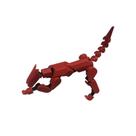 Modelo de PVC impresso em 3D do boneco de ação Robot Dog Lucky T13