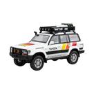 Modelo De Veículo Off-road Em Escala 1:24, Land Cruiser LC80, Brinquedo De Metal Fundido Para