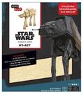 Modelo e livro de madeira Incredibuilds Star Wars Rogue One AT-ACT