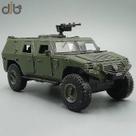 Modelo militar Diecast Toy Dongfeng Warrior em escala 1:32