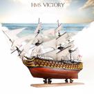 Modelo: navio, faça você mesmo, montagem artesanal, barco à vela de madeira 3D
