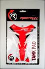 Modelo Tankpad Branco Preto Vermelho R3 Yamaha Resitank Modelo Tankpad Branco Preto Vermelho R3 Yamaha Resitank
