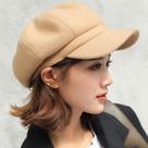 Modelos de Boina Gorro Chapéu Unissex Aveludada Com Forro Liso