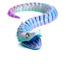 Modelos de cobra impressos em 3D com boca móvel para decoração Modelos de cobra impressos em 3D com boca móvel para decoração