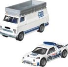 Modelos de transporte em equipe Toy Hot Wheels com carro componente