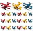 Modelos decorativos de avião de metal Therwen 18 unidades para decoração
