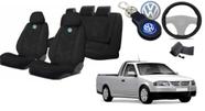 Modernize Seu Carro: Capas para Bancos Saveiro 1999-2009 + Volante e Chaveiro VW
