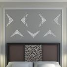 Moderno estilo espelho removível decalque arte mural adesivo de parede quarto casa decoração diy