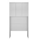 Modulado Aéreo Solteiro 3 Portas - Linea-Branco - Móveis Novo Horizonte