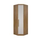 Modulado Canto Oblíquio 1 Porta - Linea-Cumaru/Fendi - Móveis Novo Horizonte