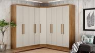 Modulado Closet Completo 9 Portas 6 Gav Linea Novo Horizonte