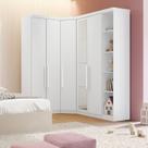 Modulado Closet Espelhado 5 Portas 6gav Linea Novo Horizonte