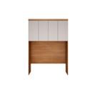 Modulado de Quarto Armário Ponte Aéreo Casal Rizon c/ 4 Portas Freijo Cumaru c/ Fendi - Novo Horizonte Modulado de Quarto Armário Ponte Aéreo Casal Rizon c/ 4 Portas Freijo Cumaru c/ Fendi - Novo Horizonte