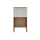 Modulado de Quarto Armário Ponte Aéreo Casal Rizon/Linea c/ 3 Portas Cumaru/Fendi 25 - Novo Horizonte