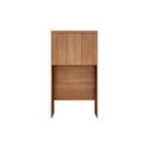 Modulado de Quarto Armário Ponte Aéreo Solteiro Rizon/Linea c/ 3 Portas Cumaru - Novo Horizonte