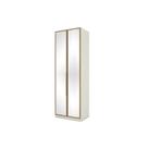 Modulado de Quarto Guarda Roupa Seletto MC09 c/ 2 Portas e Espelho Areia/Jequitibá - Henn