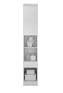 Modulado Mesa de Cabeceira 1 Gaveta 1 Porta - Rizon-Branco - Móveis Novo Horizonte