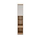 Modulado Mesa de Cabeceira 1 Gaveta 1 Porta - Rizon-Cumaru off white - Móveis Novo Horizonte