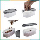 Modular Oval 1 - 500 ml Transparente com Tampa Preta Tupperware