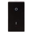 Módulo 1 Interruptor Bipolar Simples Preto Fosco EKP-31000/14 DICOMPEL Módulo 1 Interruptor Bipolar Simples Preto Fosco EKP-31000/14 DICOMPEL