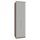 Modulo 2 Portas Setiba 245cm com Prateleiras Rimo Carvalho/Fendi Modulo 2 Portas Setiba 245cm com Prateleiras Rimo Carvalho/Fendi